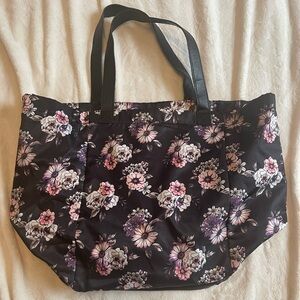 Wild Fable Dark Floral Large Tote Bag Moody Coquette Aesthetic Travel & School